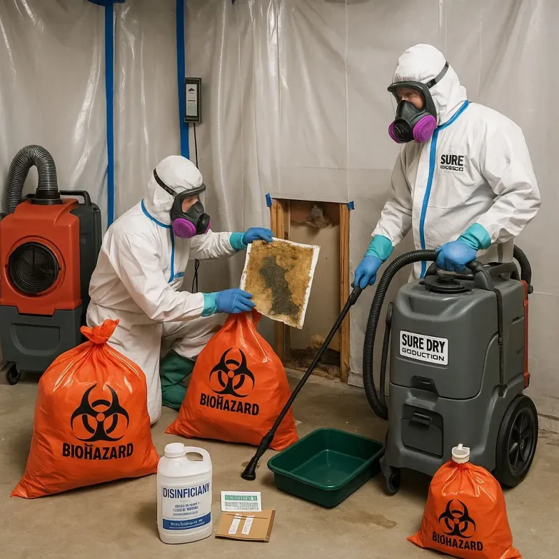 Contaminated Water Handling Protocols process in Four Oaks, NC