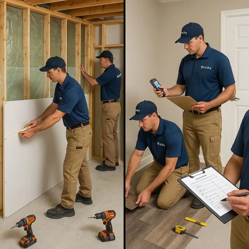 Repairs and Reconstruction process in Four Oaks, NC