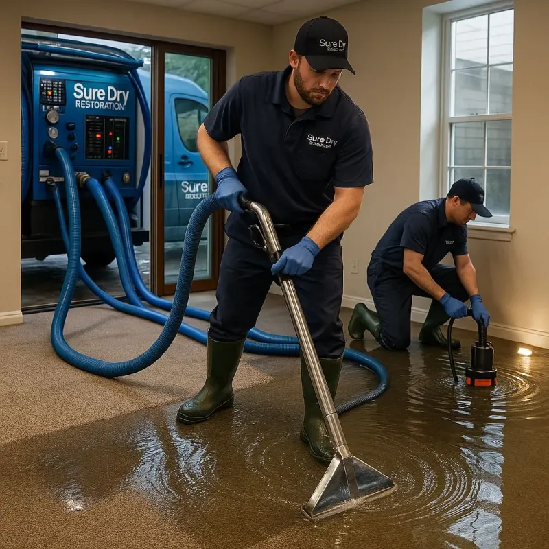 Water Extraction and Removal process in Four Oaks, NC